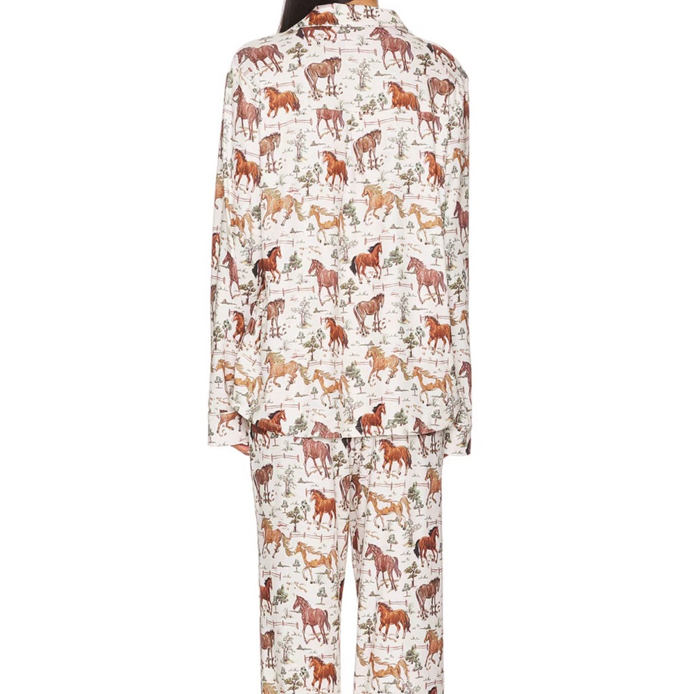 Show Me Your MuMu Country Horse Print Pajama Set - Picture 2 of 3
